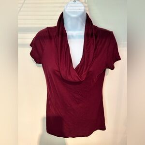 Banana Republic Women’s Burgundy Blouse Size Large